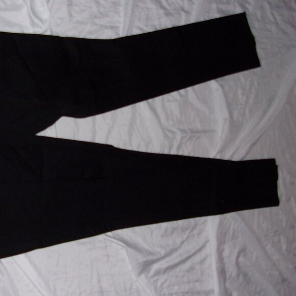 womens size 12 tall black pants casual dress trousers twelve long - Picture 5 of 5